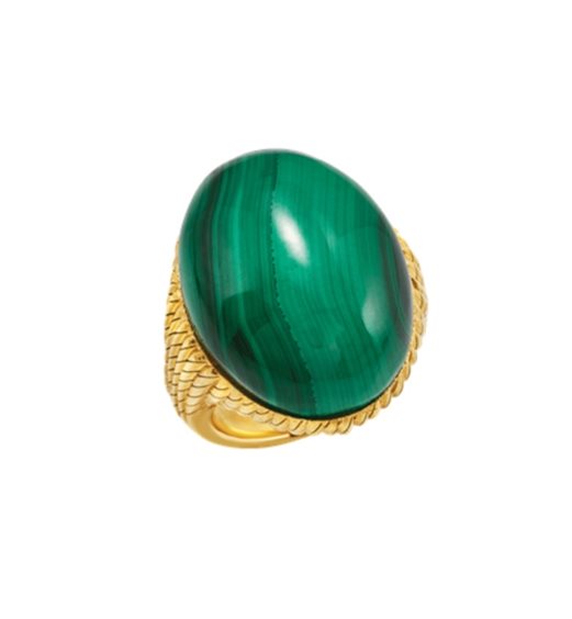 Anneau Chantecler Femme Et Voilà Capriness in Argent Malachite 44700 - 44700
